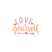 Love Yourself Arrow Sticker