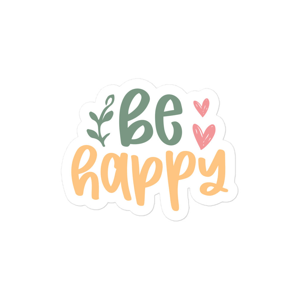 Be Happy Sticker