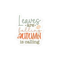 Leaves Are Falling Sticker
