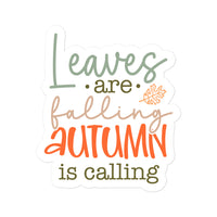 Leaves Are Falling Sticker