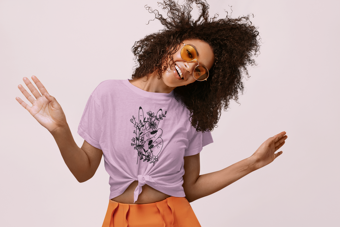 Flowers of Peace Graphic Tee by Self Love Overflow
