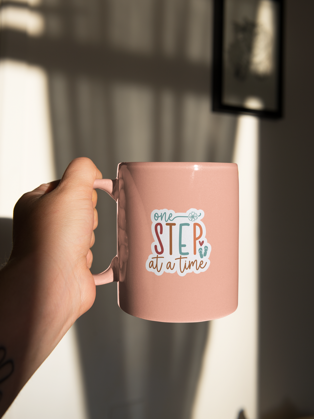 One Step At A Time Sticker