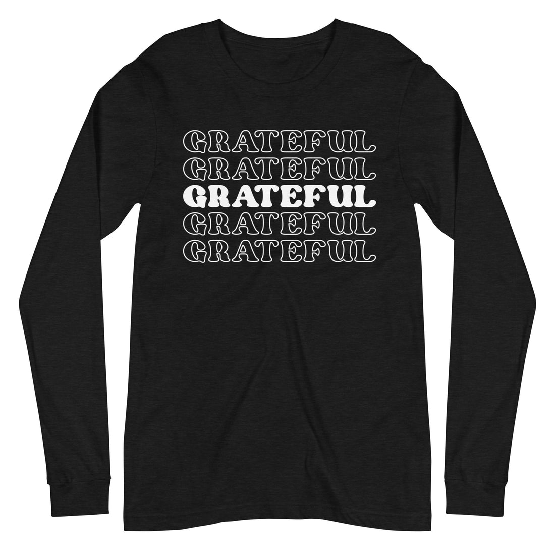 Grateful Overload Long Sleeve Tee by Self Love Overflow