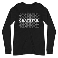 Grateful Overload Long Sleeve Tee by Self Love Overflow