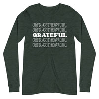 Grateful Overload Long Sleeve Tee by Self Love Overflow