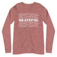 Grateful Overload Long Sleeve Tee by Self Love Overflow