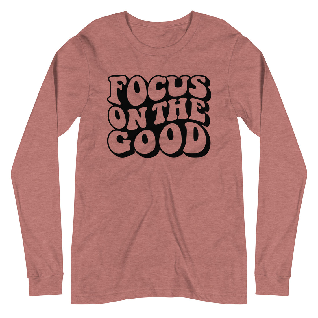Focus On The Good Long Sleeve Tee by Self Love Overflow