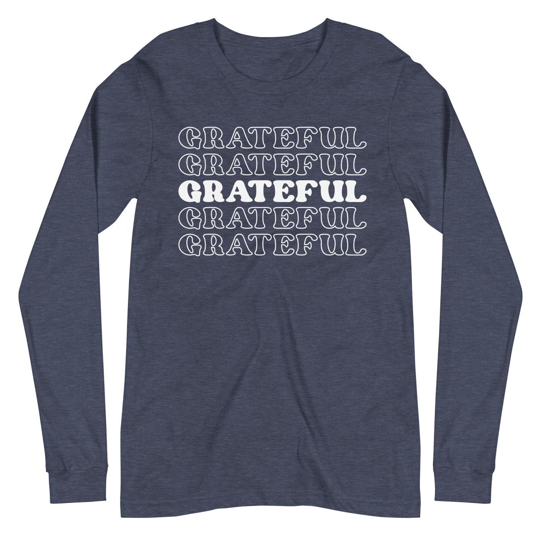 Grateful Overload Long Sleeve Tee by Self Love Overflow