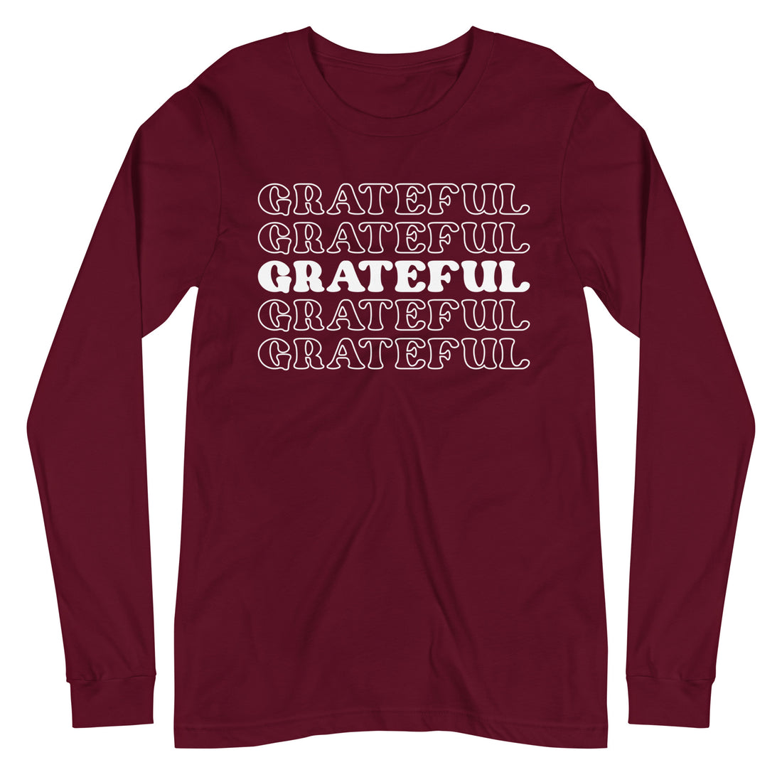 Grateful Overload Long Sleeve Tee by Self Love Overflow