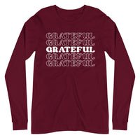 Grateful Overload Long Sleeve Tee by Self Love Overflow
