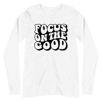 Focus On The Good Long Sleeve Tee by Self Love Overflow