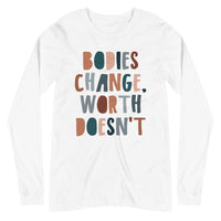 Body Positivity Long Sleeve Tee by Self Love Overflow