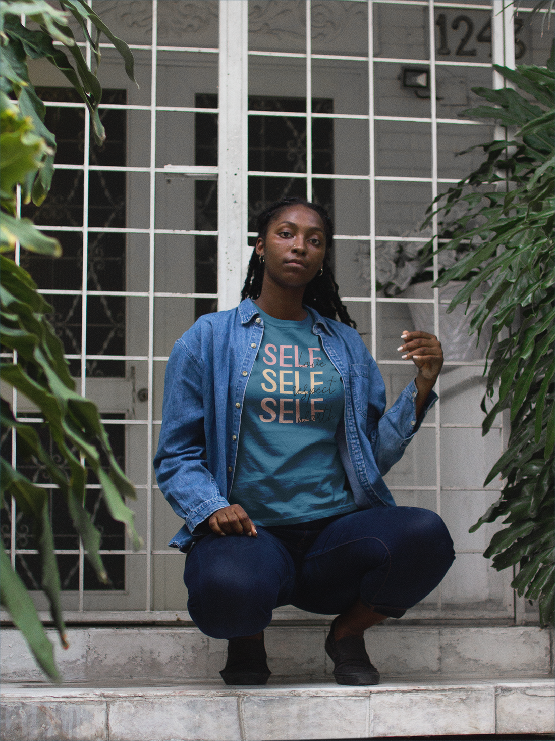 Self Love, Self Respect, Self Worth Graphic Tee by Self Love Overflow