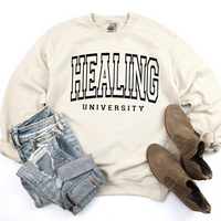 Healing University Sweatshirt by Self Love Overflow