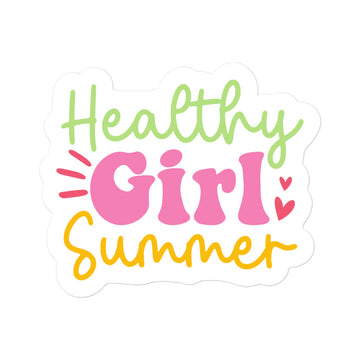 Healthy Girl Summer Edition Sticker