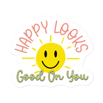 Happy Looks Good On You Summer Edition Sticker