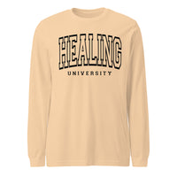 Healing University Long Sleeve Tee by Self Love Overflow