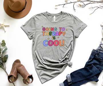 Going To Therapy Is Cool Graphic Tee by Self Love Overflow