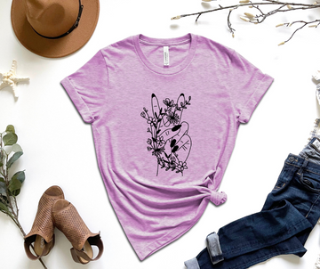 Flowers of Peace Graphic Tee by Self Love Overflow