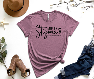 End The Stigma Graphic Tee by Self Love Overflow