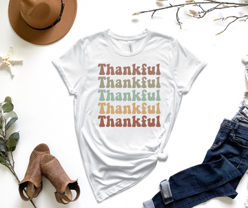 Thankfully Thankful Graphic Tee by Self Love Overflow