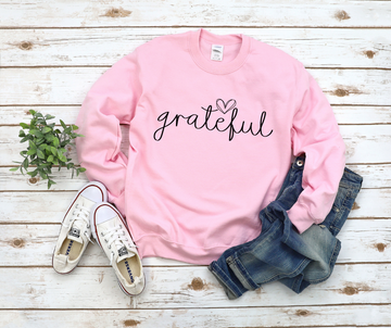 Grateful Heart Sweatshirt by Self Love Overflow