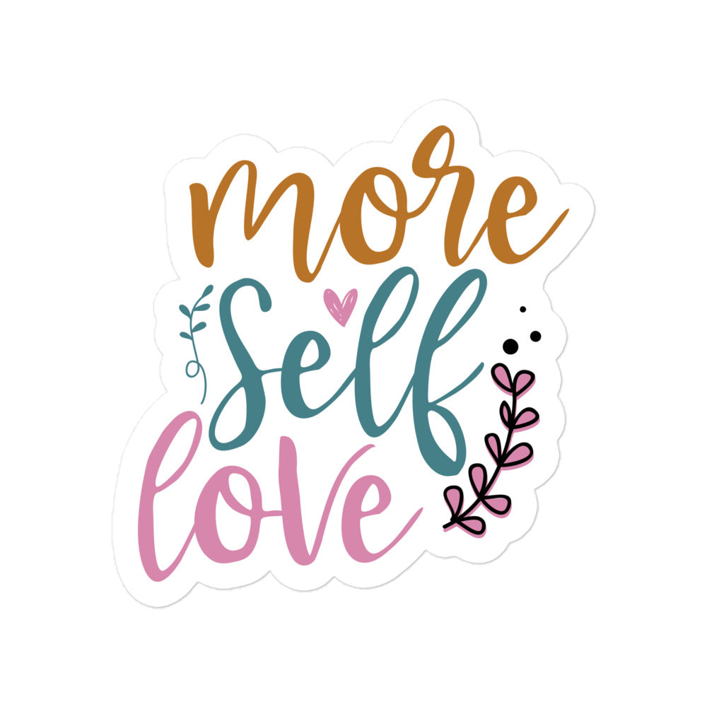 Think Positive Sticker – Self-Love Overflow